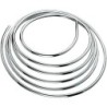 Schell tuyau 5m en rouleau chrome 10mm