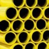 Tube de gaz acier Isoforte EN10255H jaune pour fillet 5/4"-DN32 42,4mm-4,0mm RAL 1018 longueur 6m