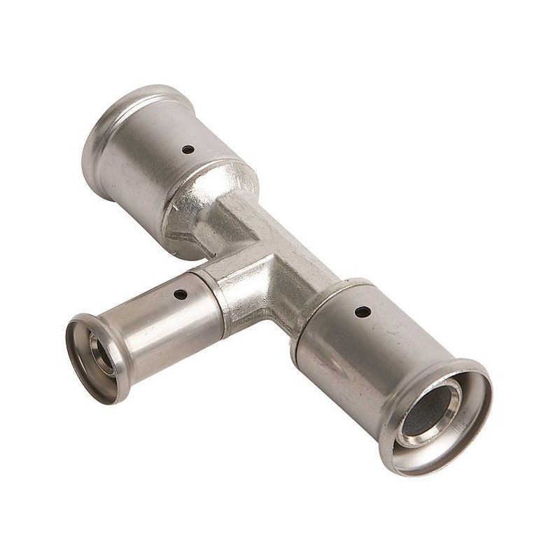 Henco T réduit à sertir 20-16-20mm laiton