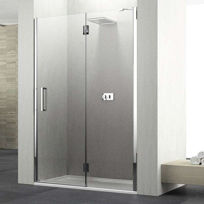 Porte pivotante Lift 87-90 H195 droite chrome-clair