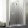 Porte pivotante Lift 87-90 H195 gauche chrome-clair