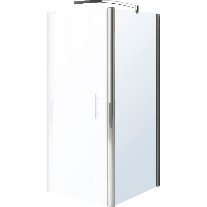 Paroi fixe Mistral 86,5-89,5 H190 argent-clair