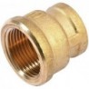 General Fittings manchon réduit fileté laiton 1/2"F-3/8"F