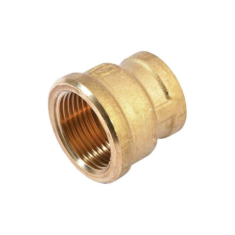 General Fittings manchon réduit fileté laiton 3/8"F-1/4"F