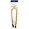 Paktermo flexible gaz inox MF + écrou 1/2" 75cm