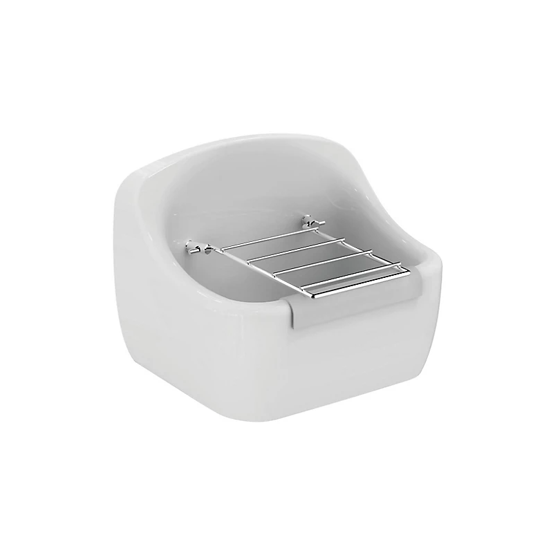 Ideal Standard vidoir + butée Douro 445x340 sans trop-plein blanc