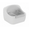 Ideal Standard vidoir + butée Douro 445x340 sans trop-plein blanc