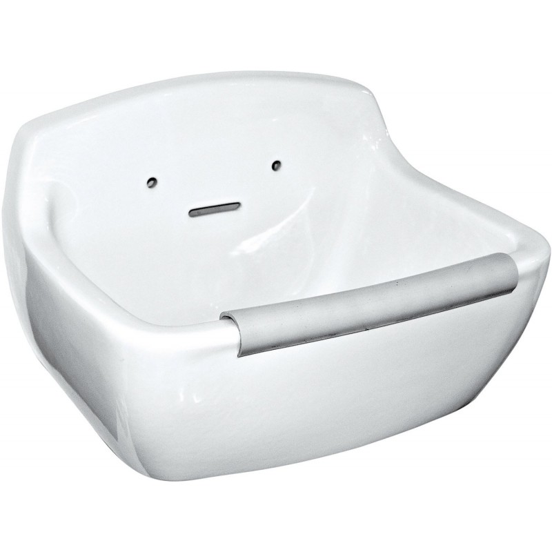 Geberit vidoir+butée Norma 500x390mm avec trous avec trop-plein blanc