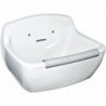 Geberit vidoir+butée Norma 500x390mm avec trous avec trop-plein blanc