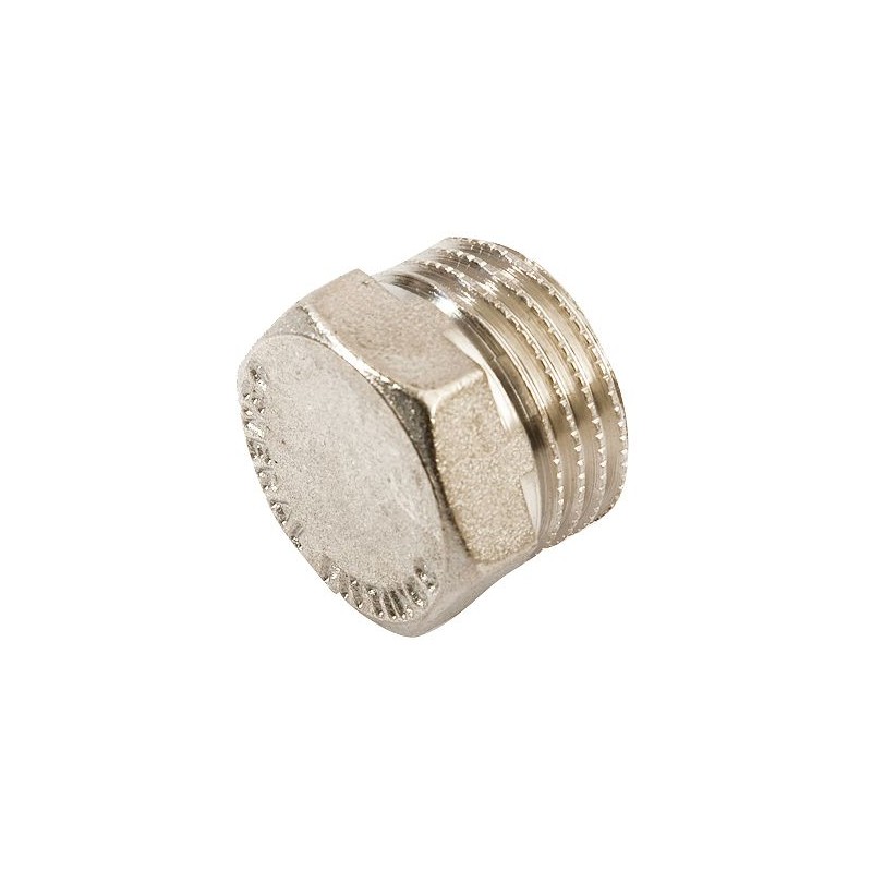 General Fittings bouchon filete laiton 1/2"M chrome