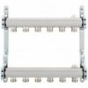 Kit collecteurs inox 4/4" - 6 x 3/4"ec avec purgeurs + fixation mural