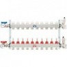 Kit collecteurs inox complet chauffage sol D-floor 10 circuits 3/4" eurocone