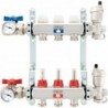 Kit collecteurs inox complet chauffage sol D-floor 3 circuits 3/4" eurocone
