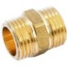 General Fittings mamelon double fileté laiton 1/8"M-1/8"M
