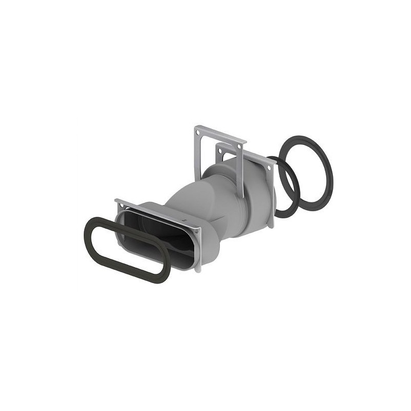 Zehnder manchon flat 51/tube 90 droite
