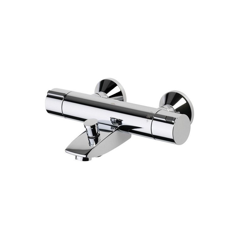 Oras mitigeur bain thermostat Cubista chrome