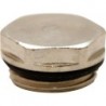 Bouchon plein pour radiateur 1/2" chrome