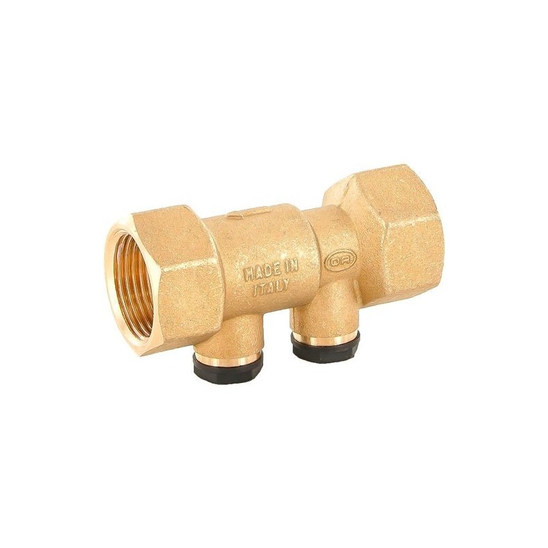 Clapet anti-retour en laiton avec 2 piquages type EA 3/4"