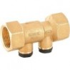 Clapet anti-retour en laiton avec 2 piquages type EA 3/4"