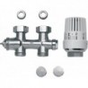 Superia collecteur verti tête thermostatique droite blanc