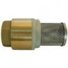 Clapet de pied laiton avec panier inox 3/4"