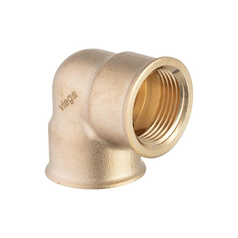 Viega coude bronze 1/2"FF