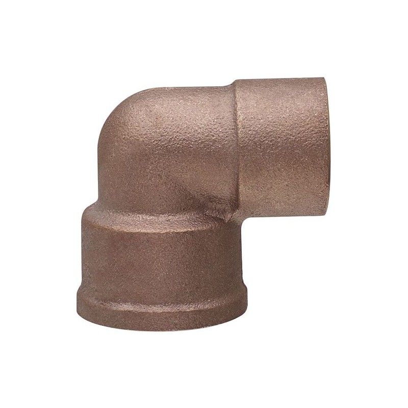 Coude à souder laiton 15mm 1/2"F