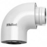 Vaillant coude concentrique 90° turbomag 80/125mm alu/alu