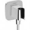 Hansgrohe coude de raccord + support fixfit porter Q hg new chrome