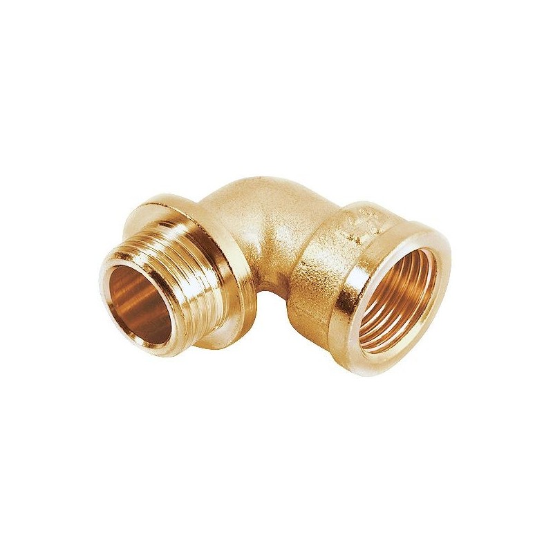 General Fittings coude fileté laiton 6/4"MF