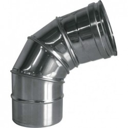 Coude orientable 0-90° inox...