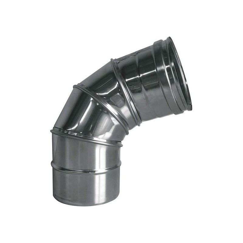 Coude orientable 0-90° inox SP 130mm