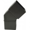 Coude pvc gris eep carré 45° 80-80mm