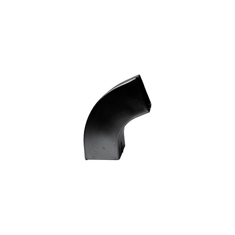 Coude zinc 100mm carré 72°