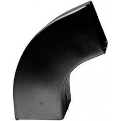Coude zinc 80mm carré 72°