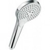 Douche à main à main Fito clic 12 3jets blanc-chrome