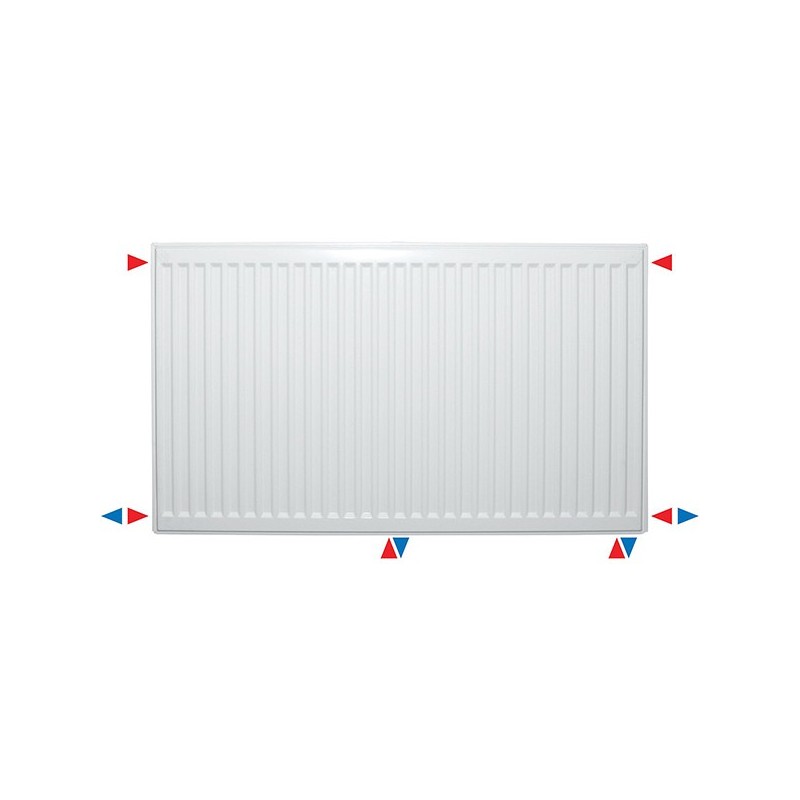 D-radiateur Uni.8 type 33 hauteur 600 longueur 600 puissance 1447w