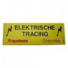 Etiquette d'avertissement LAB-I-23 "tracing électrique"