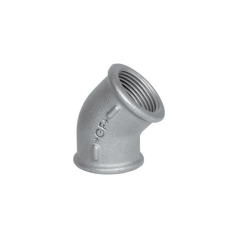 Georg Fischer galva coude 45° FF nr120 3/8"
