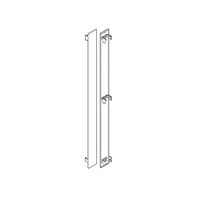 Habillage latéral pour vertical h2000 22 blanc