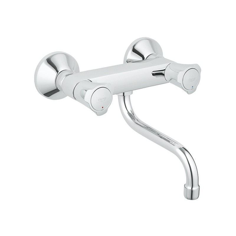 Grohe mélangeur cuisine costa bec en-dessous 20cm chrome