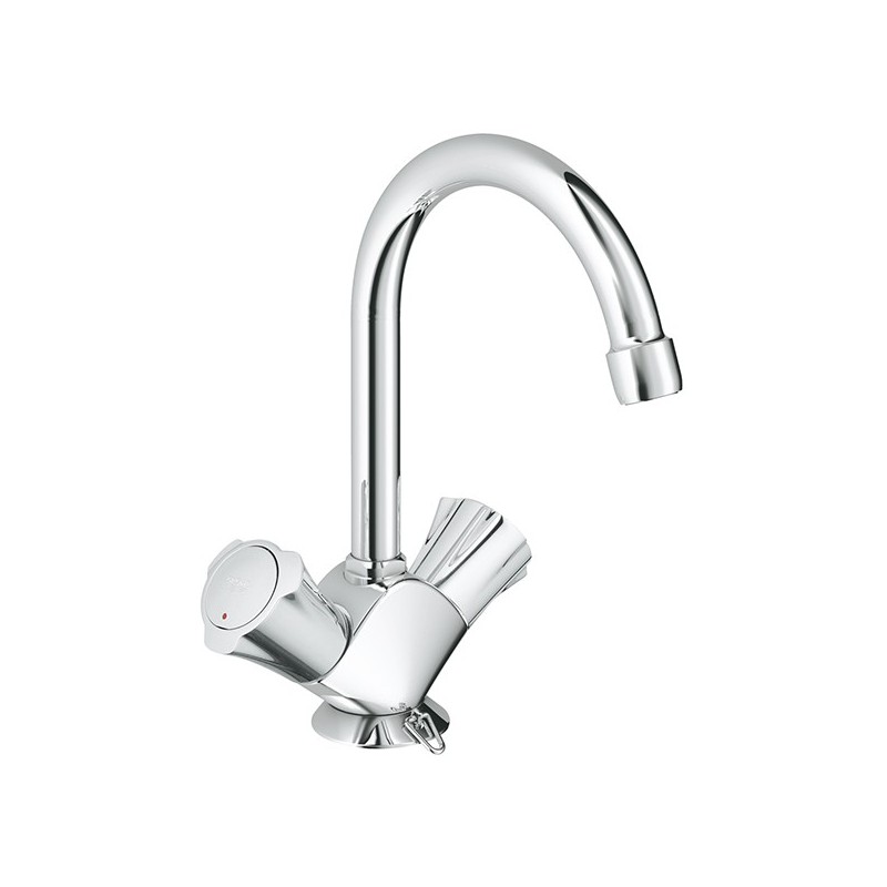 Grohe mélangeur de lavabo costa L bec mobile chain chrome