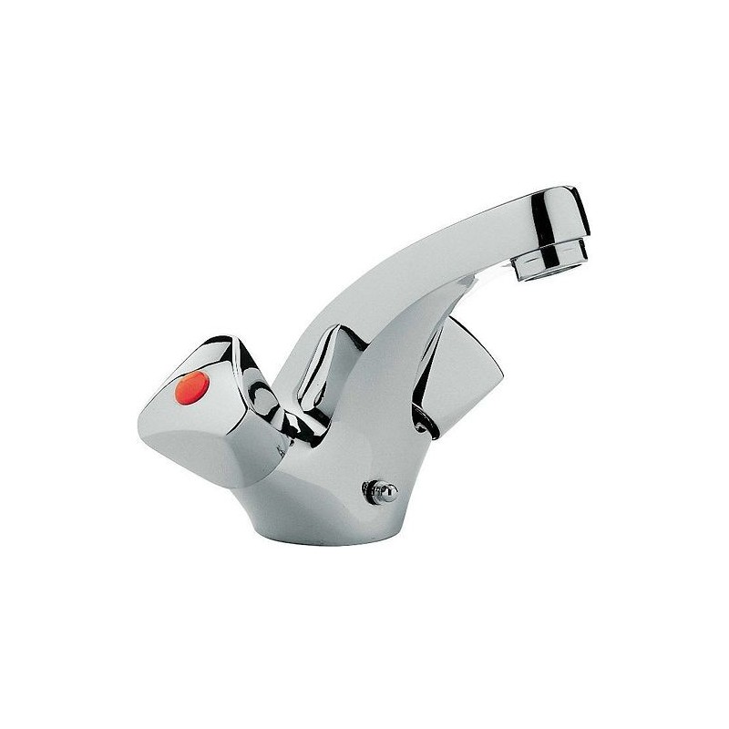 Mélangeur de lavabo laguna oeillet avec mousseur chrome
