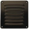 Grille d'aération alu brune b16-h16cm
