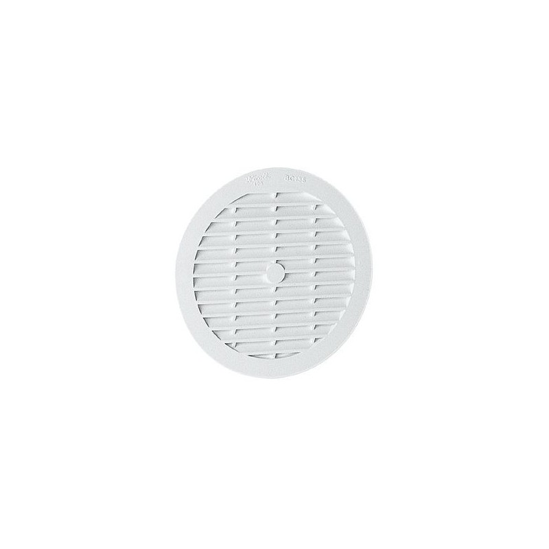 Nicoll grille ronde tuy fibre cim blanc 100mm