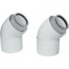Vaillant 2 coudes concentriques 45° alu-pp 80-125