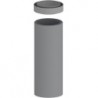 Burgerhout tube isolé pour système de ventilation raccord inclus 160mm 1m
