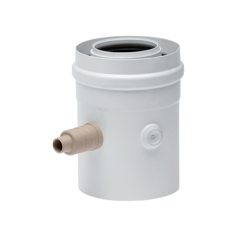 Uniflow condensation rallonge concentrique 60/100mm alu/pp