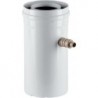 Uniflow condensation rallonge concentrique 80/125mm alu/pp