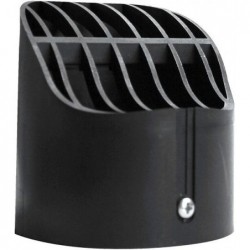 Uniflow grille noir 80mm